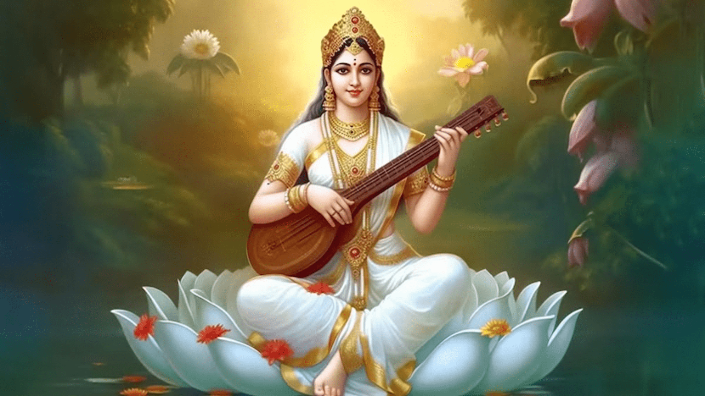 Saraswati Mantras For Success in Career and Exams